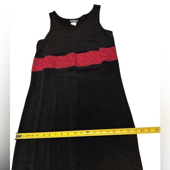 90’s Vintage Dark Brown Sleeveless Maxi Dress with Jacket Positive Attitude - Picture 12 of 13